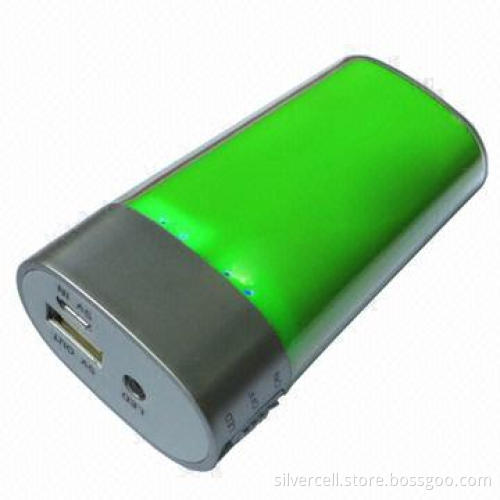 5,200mAh Capacity Power Bank for Tablet PCs and Smartphones, with 5V DC/1A Output